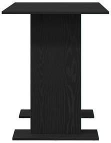 vidaXL Τραπέζι Τραπεζαρίας Μαύρη Δρυς 110x60x75 εκ Επεξεργασμένο Ξύλο
