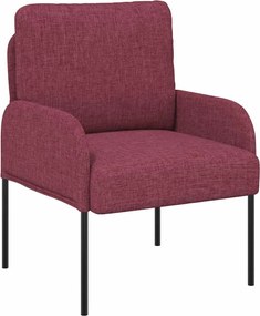 vidaXL Καναπέδες με μαξιλάρι 55cm Κόκκινο Κόντρα πλακέ