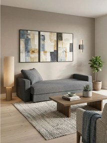 Καναπές Kleio Διθέσιος-150φ 80β εκ.-Γκρι