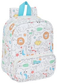 Σχολική Τσάντα Safta Zoo Μπεζ 22 x 27 x 10 cm