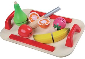 Ξύλινο Παιχνίδι Ρόλων Gerardo's Toys Δίσκος Με Φρούτα GΤ61171
