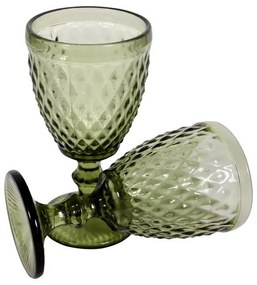Γυάλινα Ποτήρια Νερού Σετ 6 Τμχ Green 373-91-106 Glass