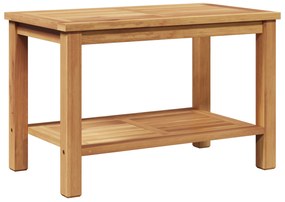 vidaXL Τραπεζάκι σαλονιού Καφέ 70 x 40 x 45 εκ. Μασίφ ξύλο teak