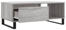 vidaXL Τραπεζάκι Σαλονιού Γκρι Sonoma 90x50x36,5εκ. Επεξεργασμένο Ξύλο