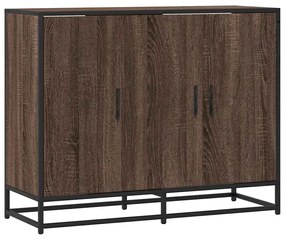 Sideboard καφέ δρυς 94x35x76 cm Κατασκευασμένο ξύλο - Καφέ