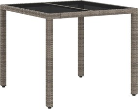 vidaXL Σετ Εξωτερικής Τραπέζης 5 pcs συνθετικό ρατάν