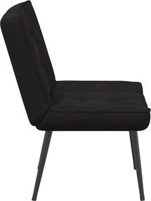 vidaXL Καρέκλα χαλάρωσης Μαύρη 64x74x84 cm Βελούδο