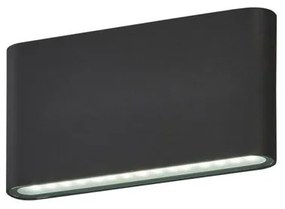 Απλίκα Φωτιστικό Τοίχου LED 5,5W Scone Μαύρο 3000K 30557 Fischer Honsel-30557-Μαύρο 30557