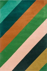 Χαλί Sherbet Stripe 144417 Green-Multi Harlequin 140X200cm