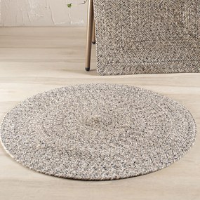 Στρογγυλό Πατάκι (Φ70) Rythmos Almira Beige