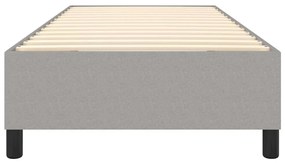 Πλαίσιο Κρεβατιού Boxspring Ανοιχτό Γκρι 80x200 εκ. Υφασμάτινο - Γκρι