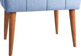 Πουφ Σκαμπό Μπλε Indigo NEW COOL 40x58x45