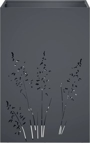 vidaXL Γλάστρα Κήπου 2 τμχ. Ανθρακί 50 x 50 x 75 cm