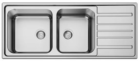 Macart Iris D-200 Ένθετος Αντιστρεφόμενος Ανοξείδωτος νεροχύτης λείας επιφάνειας ΝΕ08132