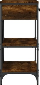 vidaXL Τραπέζι Κονσόλα Καπνιστή Δρυς 75x34,5x75 εκ. Επεξεργ. Ξύλο