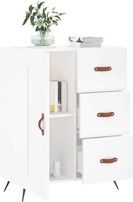 vidaXL Ντουλάπι Λευκό 69,5 x 34 x 90 εκ. από Επεξεργασμένο Ξύλο