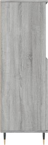 vidaXL Ντουλάπι Γκρι Sonoma 60 x 36 x 110 εκ. από Επεξεργασμένο Ξύλο