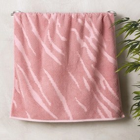 Πετσέτα History 14 Pink Kentia Body 70x140cm 100% Βαμβάκι