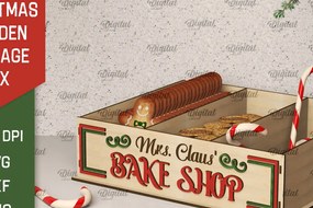 Σετ των 2 Intra απο ξύλο plywood 3mm-4mm πάχος Χριστουγεννιάτικο κουτί δώρου . Xmas Δίασταση 15x15 cm INTRAFABR-106601488