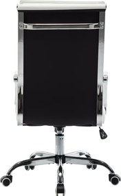 Καρέκλα γραφείου διευθυντη Mavel pakoworld PU λευκό 55x62x100-110εκ