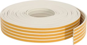 vidaXL Αυτοκόλλητη σφραγίδα παραθύρου Λευκό 9 x 4 mm 12 m EPDM αφρός