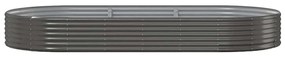vidaXL Ζαρντινιέρα Ανθρακί 296x140x36εκ Ατσάλι με Ηλεκτρ. Βαφή Πούδρας