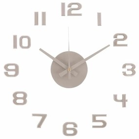 Ρολόι Τοίχου Αυτοκόλλητο (Φ35) Karlsson DIY Sunset Numbers Warm Grey