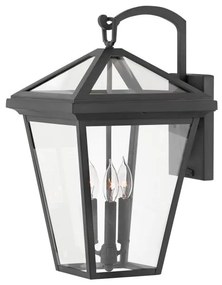 Φανάρι Απλίκα Φωτιστικό Τοίχου 3xE14 Μαύρο IP44 54cm Alford Place QN-ALFORD-PLACE2-L-MB Quintiesse Elstead Lighting-QN-ALFORD QN-ALFORD-PLACE2-L-MB