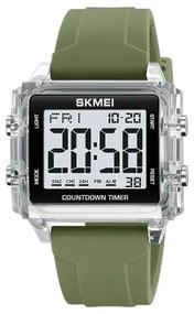 Ψηφιακό ρολόι χειρός - Skmei - 2320 - Green/Transparent-223205_green/transparent