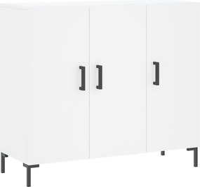 vidaXL Μπουφές Λευκός 90 x 34 x 80 εκ. από Επεξεργασμένο Ξύλο