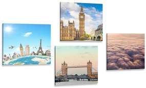 Σετ εικόνων που μαγεύουν το Λονδίνο - 4x 60x60