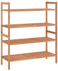 vidaXL Παπουτσοθήκη 2 τεμ. 69 x 27 x 41 εκ. από Μασίφ Ξύλο Καρυδιάς