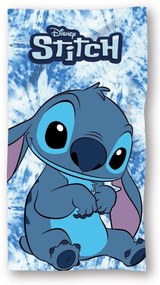 Πετσέτα Θαλάσσης Παιδική Microfiber 70x140εκ. Lilo &amp; Stitch 06 Sky Blue Disney DimCol