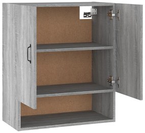 vidaXL Ντουλάπι Τοίχου Γκρι Sonoma 60x31x70εκ. Επεξεργασμένο Ξύλο