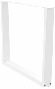 vidaXL Πόδια Τραπεζαρίας Σχήματος V 3 τεμ. Λευκά 100x (72-73,3) εκ. Ατσάλι
