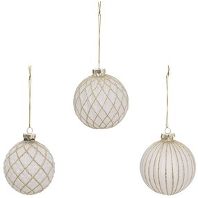 Χριστουγεννιάτικες Μπάλες (Σετ 3τμχ) A-S Glass Balls 184582