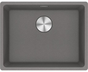 Franke Maris Bowl MRG 110-52 Stone Grey Υποκαθήμενος Γρανιτένιος Νεροχύτης 60cm