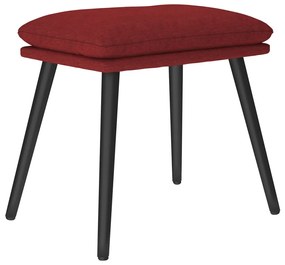 vidaXL Υποπόδιο Μπορντό 45 x 29,5 x 39 εκ. Υφασμάτινο