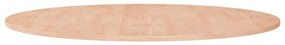 vidaXL Επιφάνεια Τραπεζιού Στρογγυλή Ø90x1,5 εκ. Μασίφ Ξύλο Δρυς