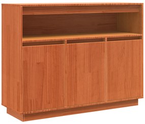 vidaXL Πλαϊνό γραφείο Καφέ 104,5 x 34 x 80 εκ