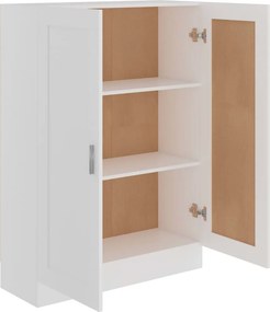 vidaXL Βιβλιοθήκη Λευκή 82,5 x 30,5 x 115 εκ. Επεξ. Ξύλο