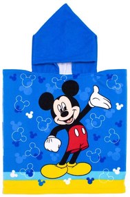 Πόντσο Παιδικό Microfiber 50x100εκ. Mickey 06 Blue Disney DimCol