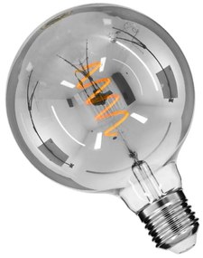 Λαμπτήρας Led Soft Spiral Filament 99139 G125 E27 6W 470lm Dimmable Fume GloboStar 6W