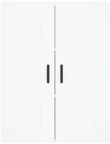 vidaXL Ντουλάπι Λευκό 69,5x34x180 εκ. από Επεξεργασμένο Ξύλο