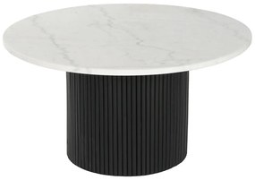 Τραπεζάκι Καφέ DKD Home Decor Μάρμαρο Ξύλο MDF 80 x 80 x 42 cm