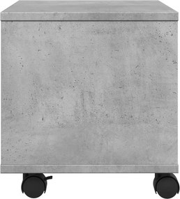 vidaXL Βάση Εκτυπωτή με Ρόδες Γκρι Σκυρ. 41x32x34,5 εκ.