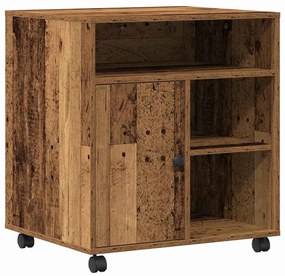 vidaXL Σταντ Εκτυπωτή Παλαιό ξύλο 60 x 50 x 67 εκ. Επεξεργασμένο ξύλο