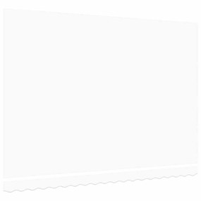 vidaXL Ύφασμα αντικατάστασης τέντας Λευκό 450 x 300 εκ Καραβόπανο