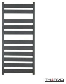 Thermo Largo Θερμαινόμενη πετσετοκρεμάστρα 120x50cm Black ΔΕΝ ΠΕΡΙΛΑΜΒΑΝΤΟΝΤΑΙ ΔΙΑΚΟΠΤΕΣ & ΑΝΤΙΣΤΑΣΕΙΣ