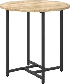 vidaXL Σετ βοηθητικά τραπεζάκια 2 pcs Σονομα δρυς και Μαύρο